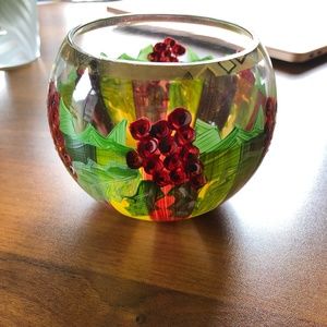 MacKenzie Childs Small Candle Holder